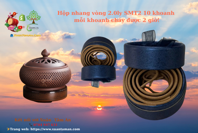 Hộp Nhang Vòng 2.0ly SMT2 - 10 Khoanh